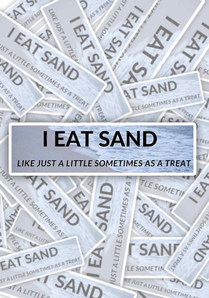 I Eat Sand 1Pc Y2K Sticker Cherrykitten