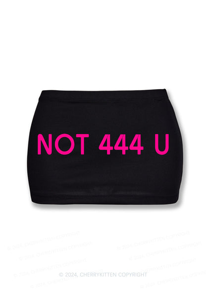 Not For You Y2K Mini Hip Skirt Cherrykitten