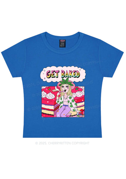 Get Baked Wxxd Y2K Baby Tee Cherrykitten