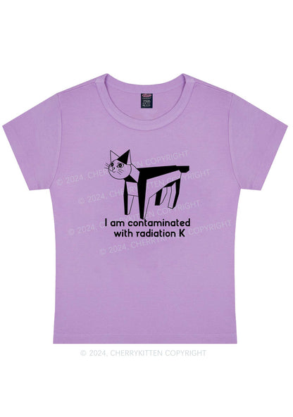 I Am Contaminated Y2K Baby Tee Cherrykitten