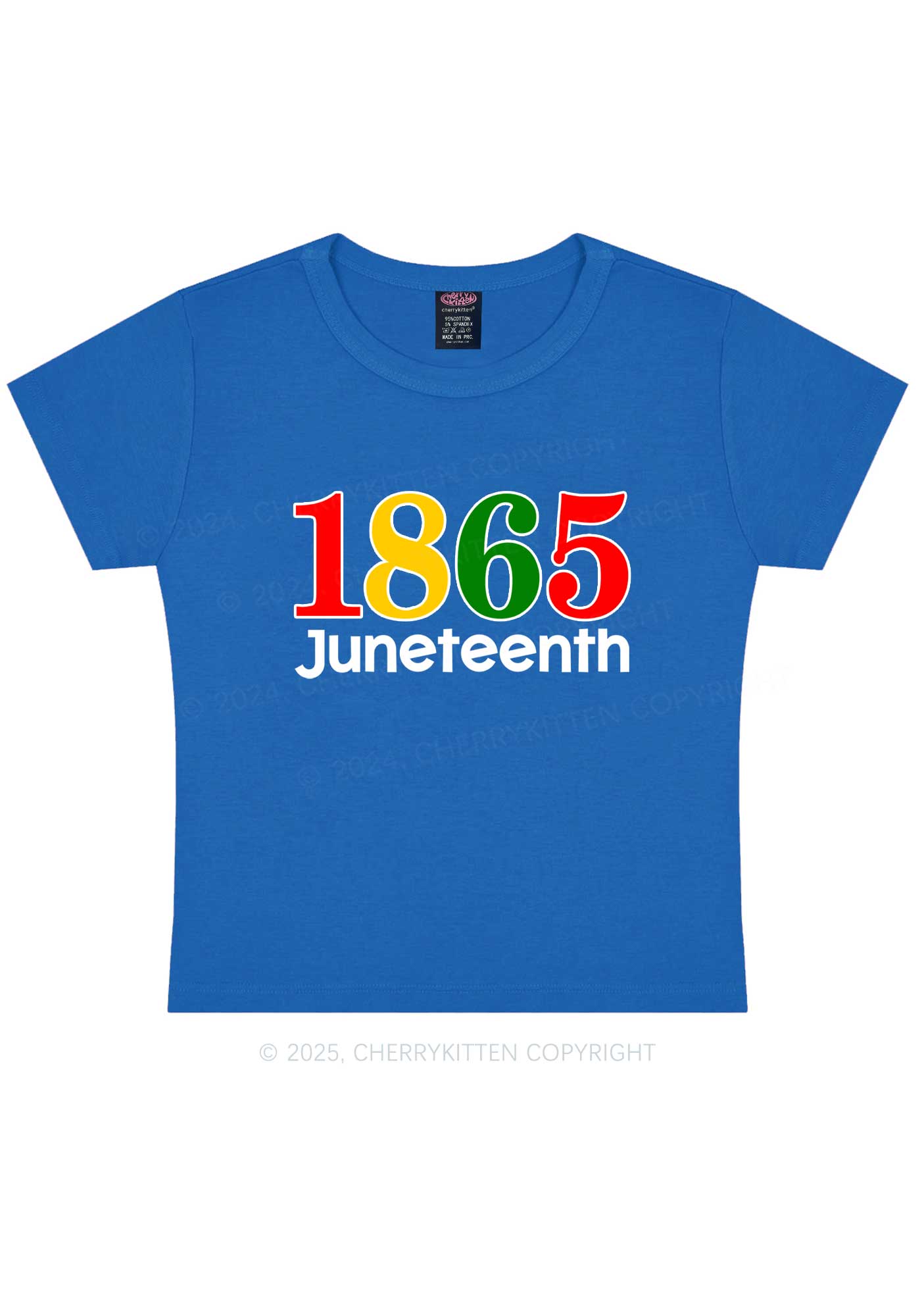 Juneteenth Y2K Baby Tee Cherrykitten