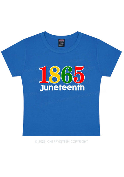 Juneteenth Y2K Baby Tee Cherrykitten