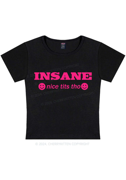 Big Insane Y2K Baby Tee Cherrykitten