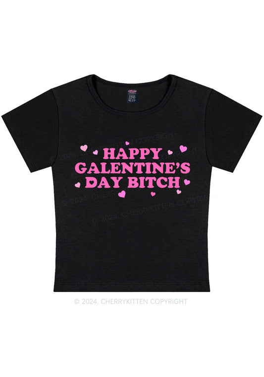 Happy Galentines Day Y2K Valentine's Day Baby Tee Cherrykitten