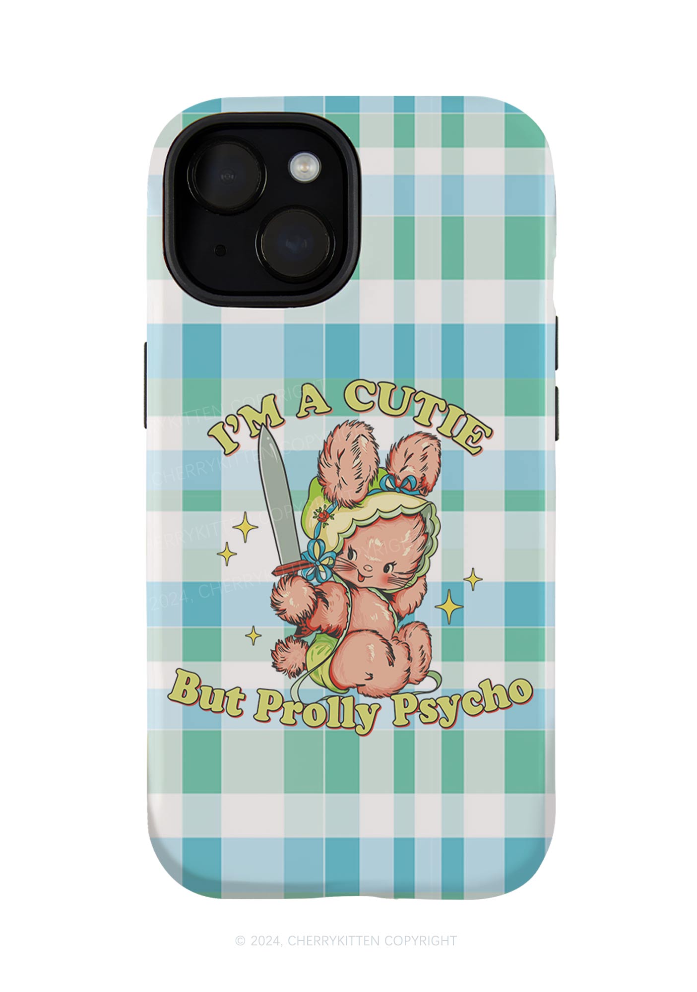 Cutie But Prolly Psycho Y2K Phone Case Cherrykitten