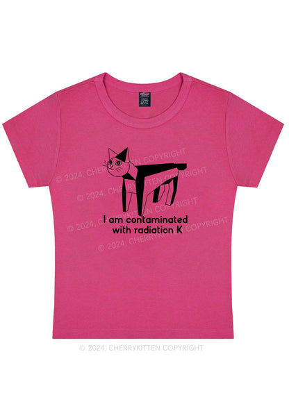 I Am Contaminated Y2K Baby Tee Cherrykitten