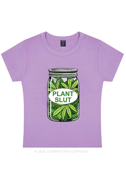 Plant Slxt Y2K Baby Tee Cherrykitten