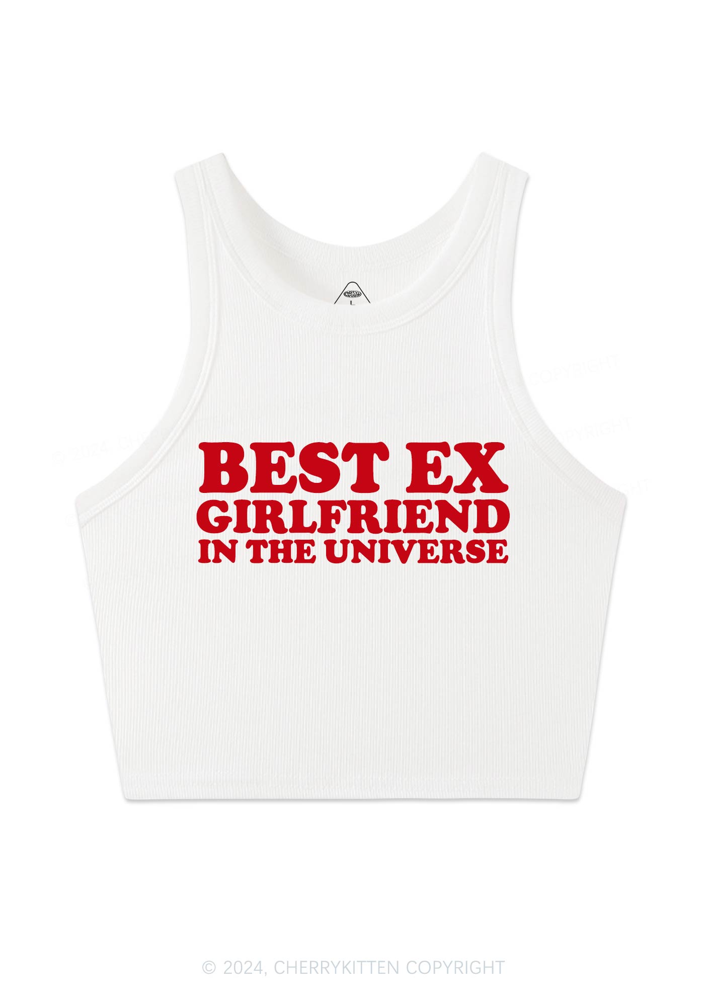 Universe Best Ex Girlfriend Y2K Crop Tank Top Cherrykitten