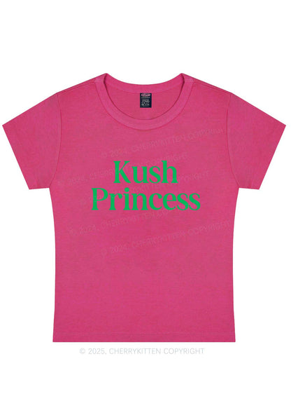 Kush Princess Y2K Baby Tee Cherrykitten