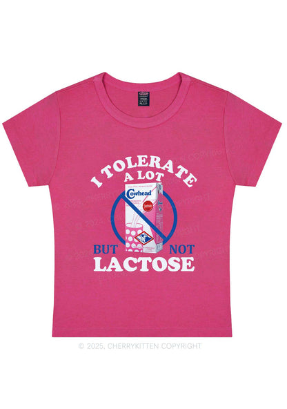 Dont Tolerate Lactose Y2K Baby Tee Cherrykitten