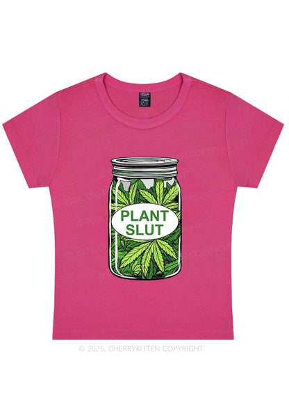 Plant Slxt Y2K Baby Tee Cherrykitten