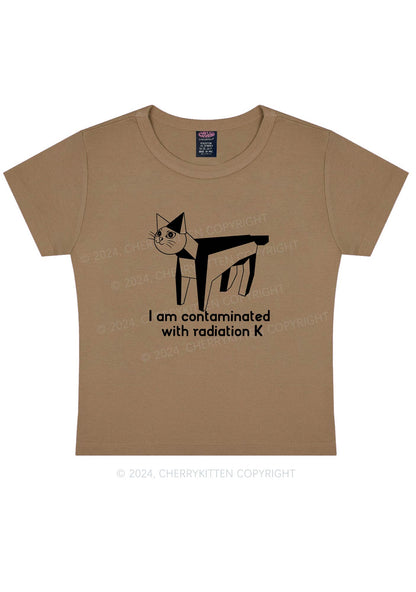 I Am Contaminated Y2K Baby Tee Cherrykitten