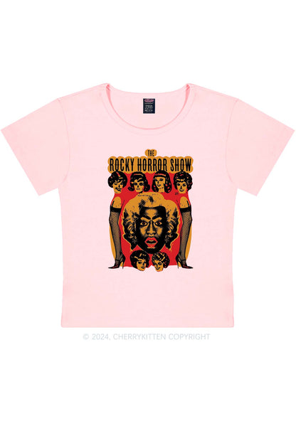 Halloween Rocky Horror Show Y2K Baby Tee Cherrykitten