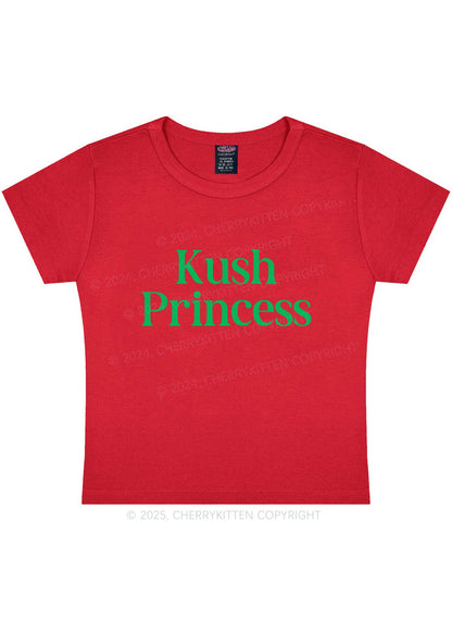 Kush Princess Y2K Baby Tee Cherrykitten