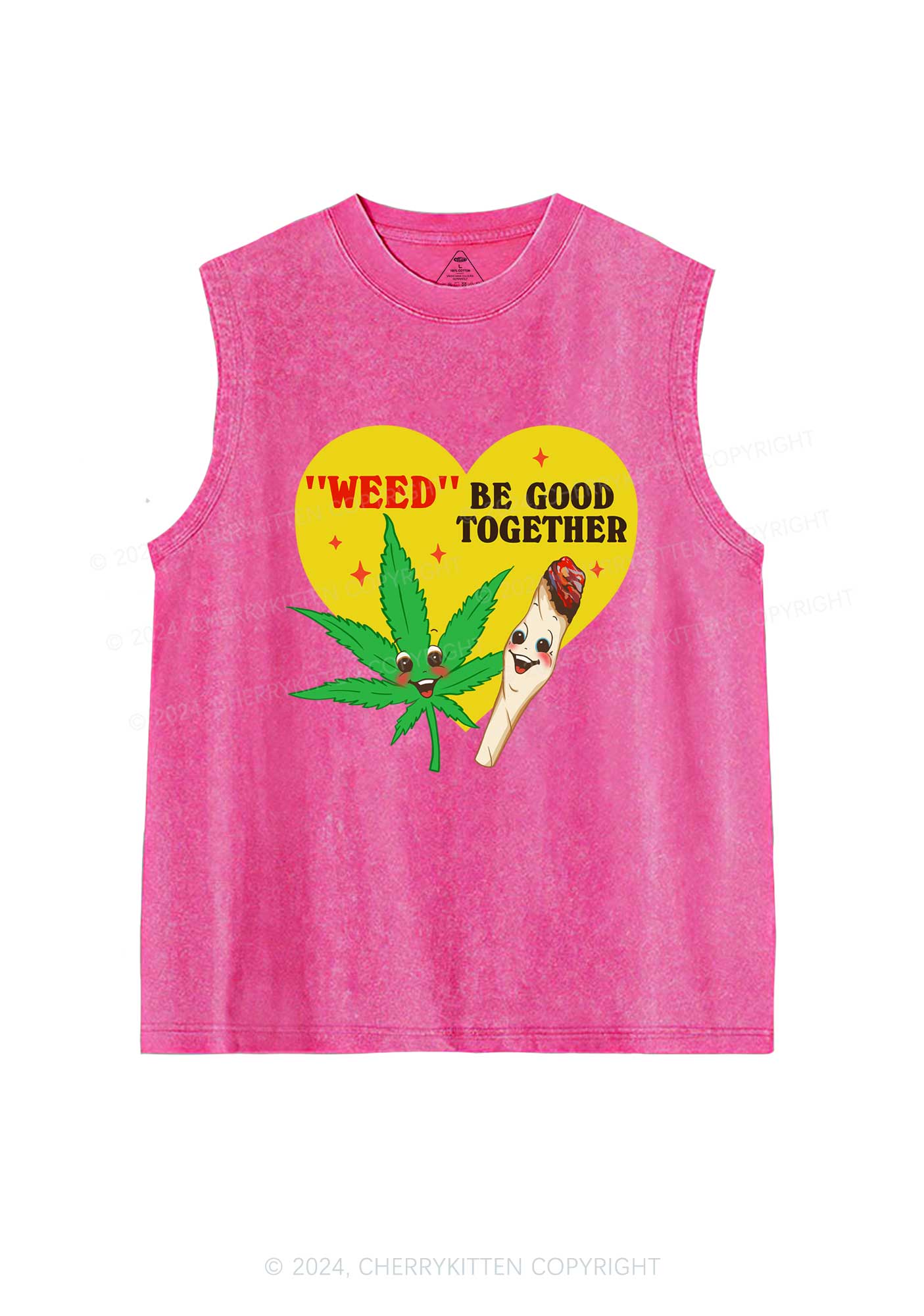 Be Good Together Y2K Washed Tank Cherrykitten