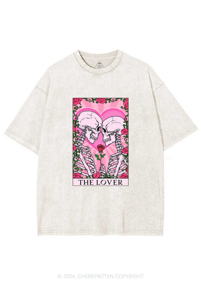 The Lover Y2K Valentine's Day Washed Tee Cherrykitten