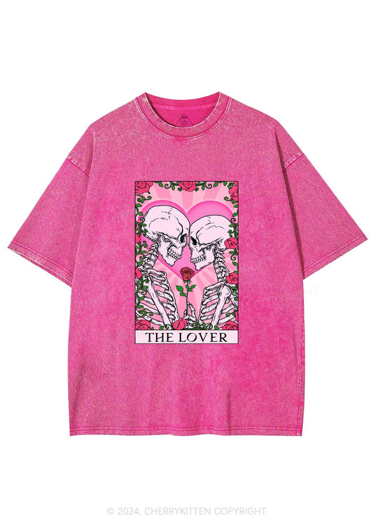 The Lover Y2K Valentine's Day Washed Tee Cherrykitten