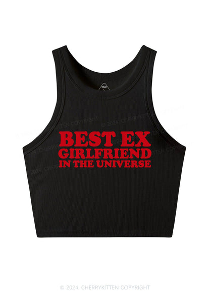 Universe Best Ex Girlfriend Y2K Crop Tank Top Cherrykitten