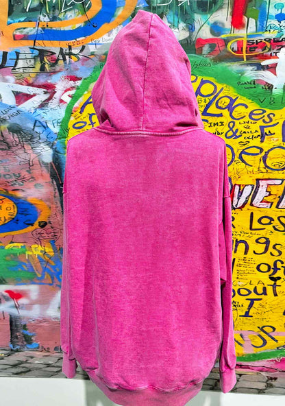 Eat Your Girl Out Y2K Washed Hoodie Cherrykitten