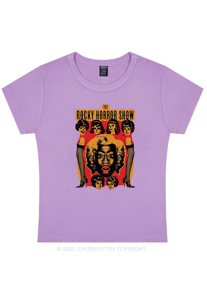 Halloween Rocky Horror Show Y2K Baby Tee Cherrykitten