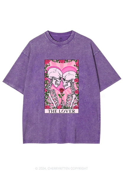 The Lover Y2K Valentine's Day Washed Tee Cherrykitten