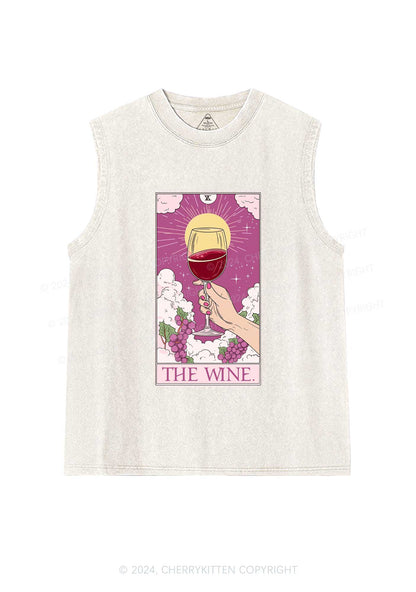 The Wine Y2K Washed Tank Cherrykitten