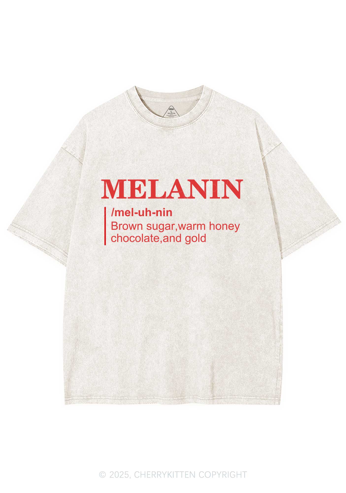 Melanin Definition Y2K Washed Tee Cherrykitten