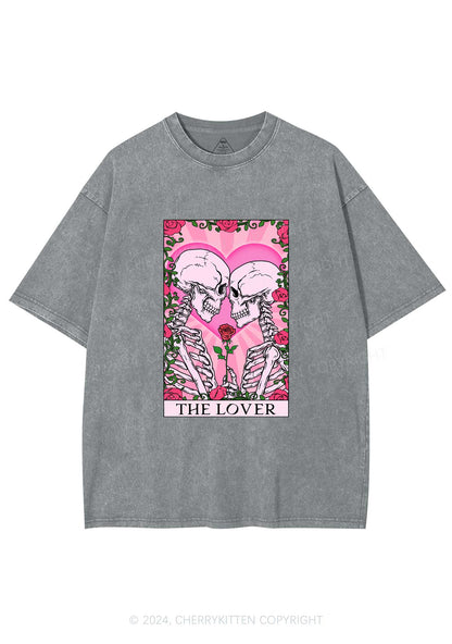 The Lover Y2K Valentine's Day Washed Tee Cherrykitten