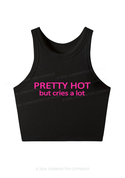 Pretty Hot Y2K Crop Tank Top Cherrykitten