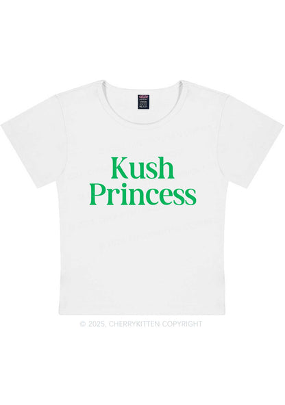 Kush Princess Y2K Baby Tee Cherrykitten