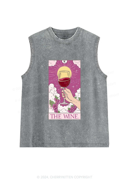 The Wine Y2K Washed Tank Cherrykitten