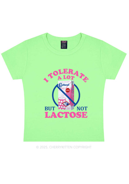 Dont Tolerate Lactose Y2K Baby Tee Cherrykitten