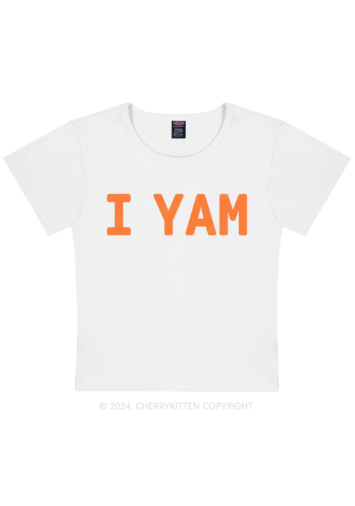 I Yam Y2K Valentine's Day Baby Tee Cherrykitten