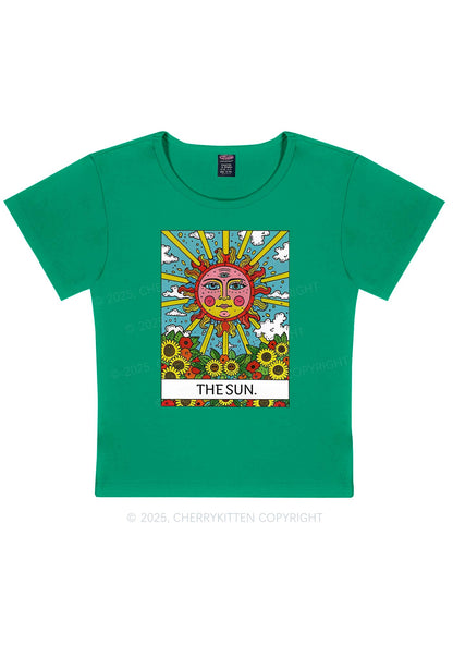 The Sun Y2K Baby Tee Cherrykitten