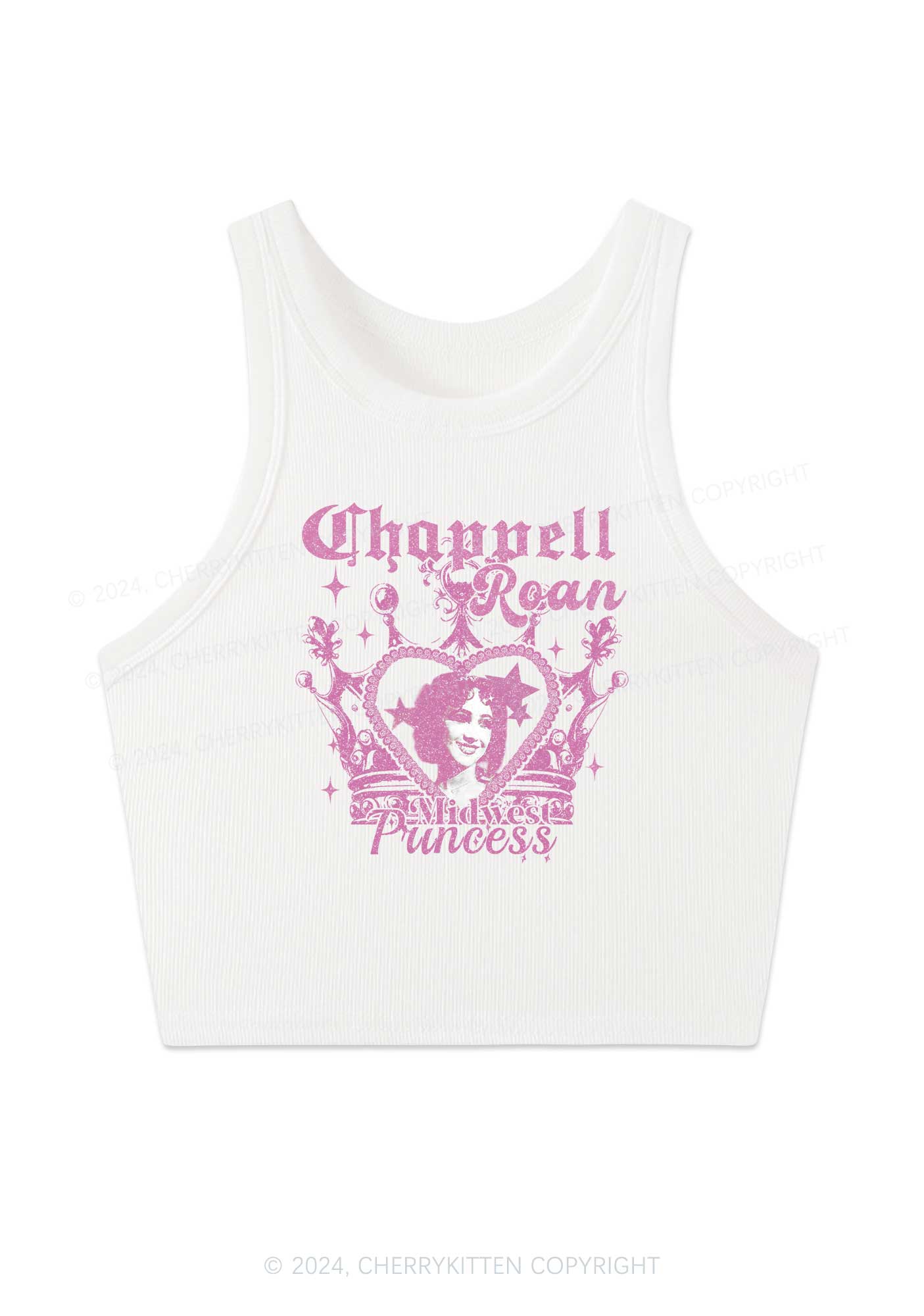 CR Princess Y2K Crop Tank Top Cherrykitten