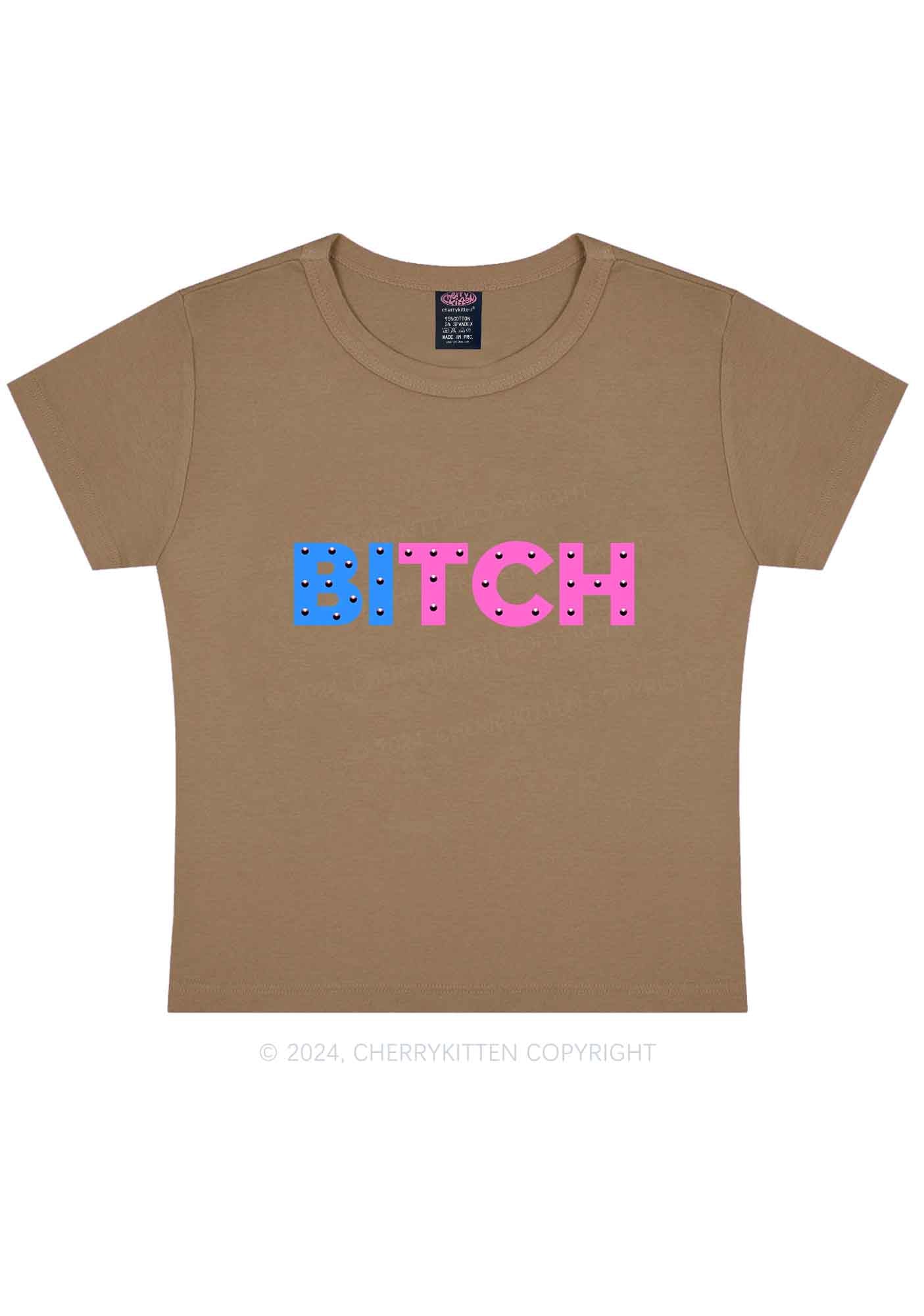 Bisexual Bixxh Y2K Baby Tee Cherrykitten