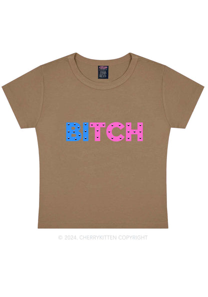 Bisexual Bixxh Y2K Baby Tee Cherrykitten