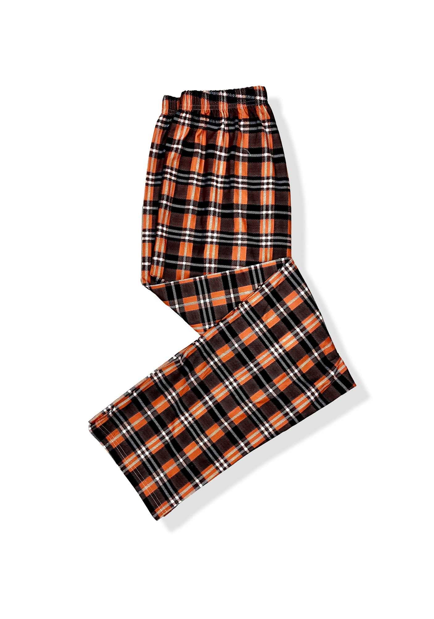 Orange flannel pajama discount pants