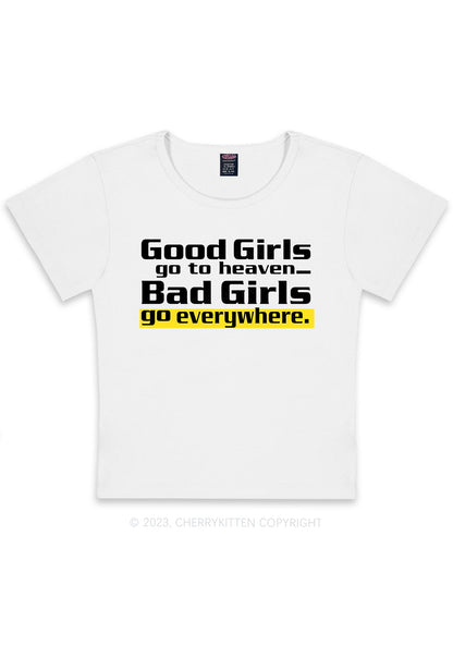 Curvy Bad Girls Go Everywhere Y2K Baby Tee Cherrykitten