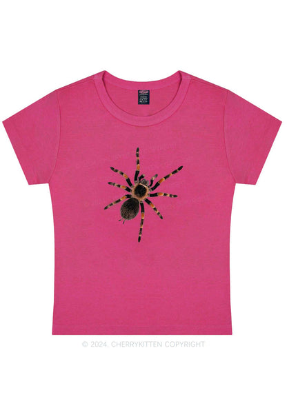 Mexican Red Knee Tarantula Y2K Baby Tee Cherrykitten