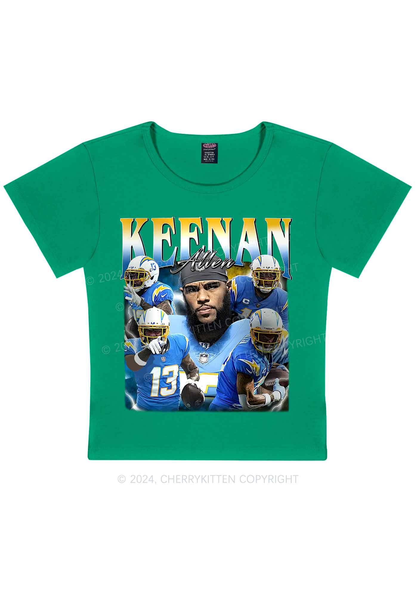 Vintage Keenan Y2K Super Bowl Baby Tee Cherrykitten