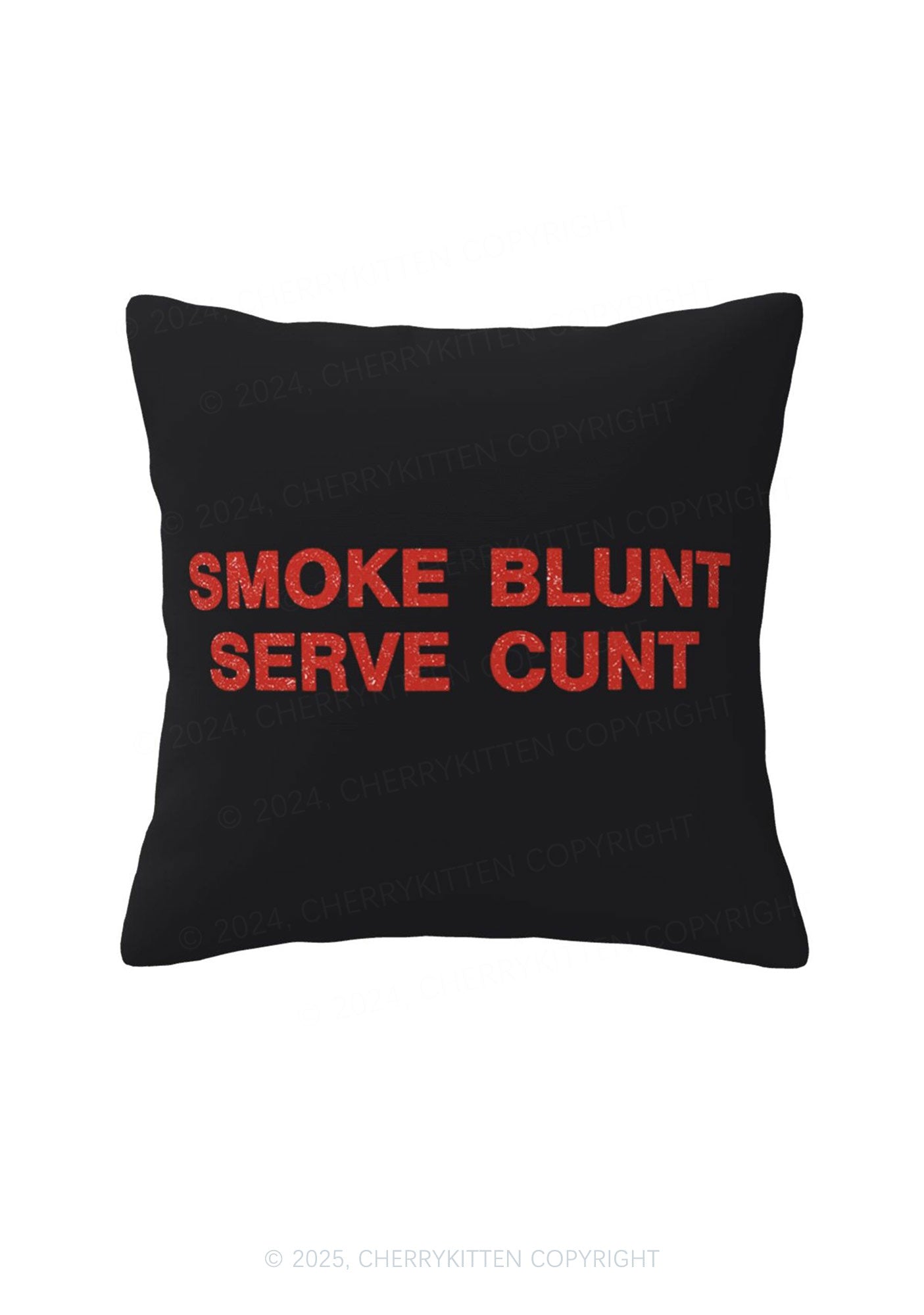 Smoke Blunt Y2K Throw Pillow Cover Cherrykitten