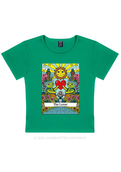 The Lover Frog Y2K Baby Tee Cherrykitten