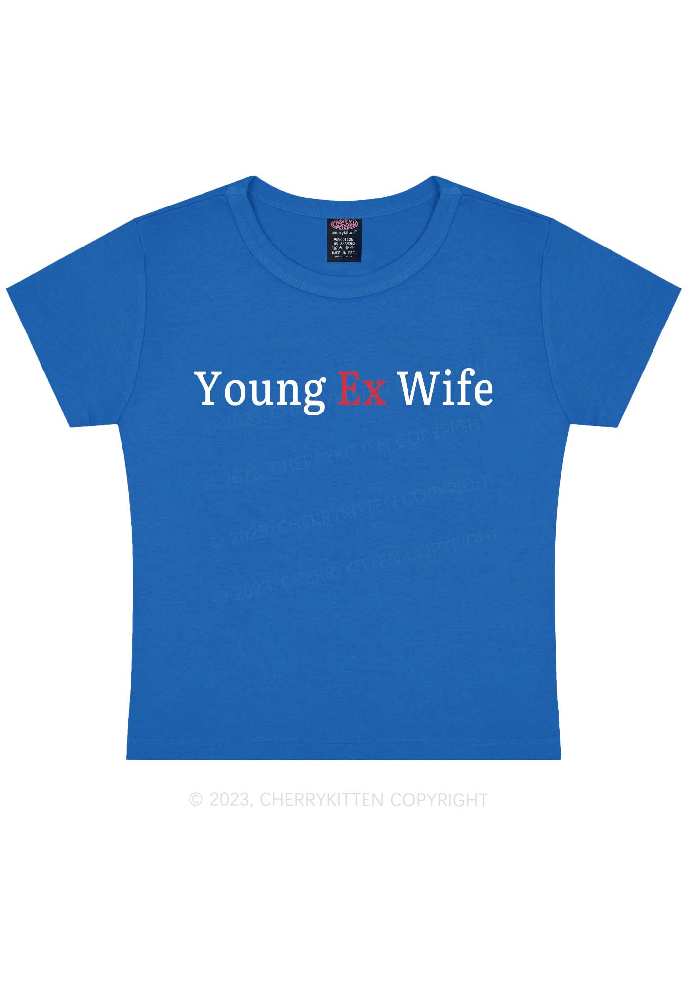 Young Ex Wife Y2K Baby Tee Cherrykitten