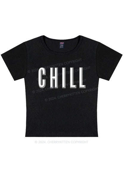 Big Chill Y2K Valentine's Day Baby Tee Cherrykitten