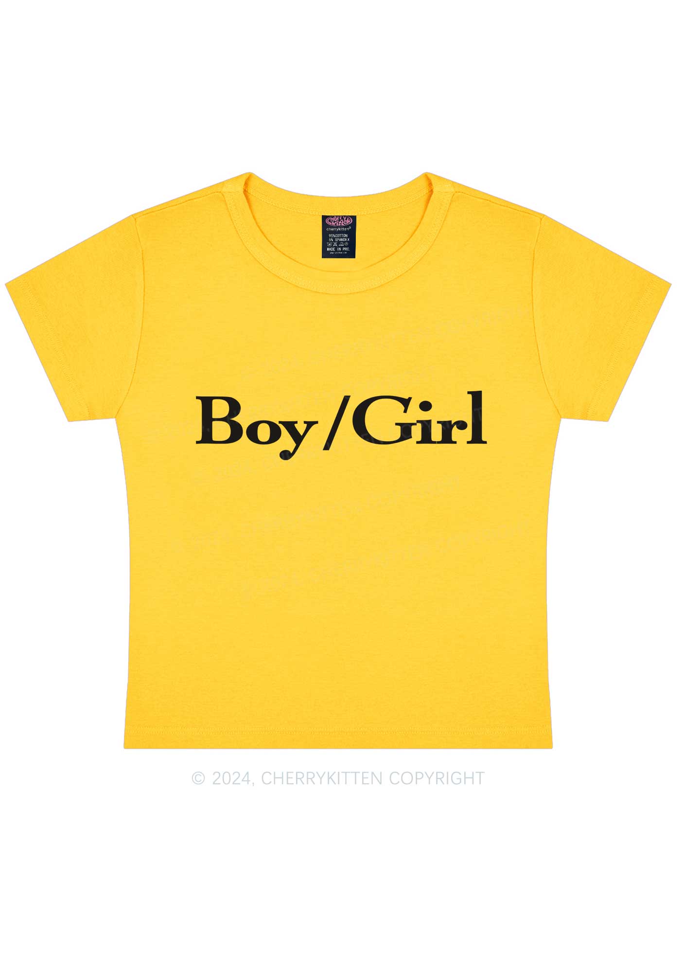 Boy Or Girl Y2K Baby Tee Cherrykitten