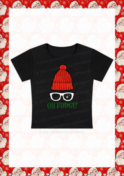 Glasses 5 Designs Christmas Y2K Baby Tee Cherrykitten