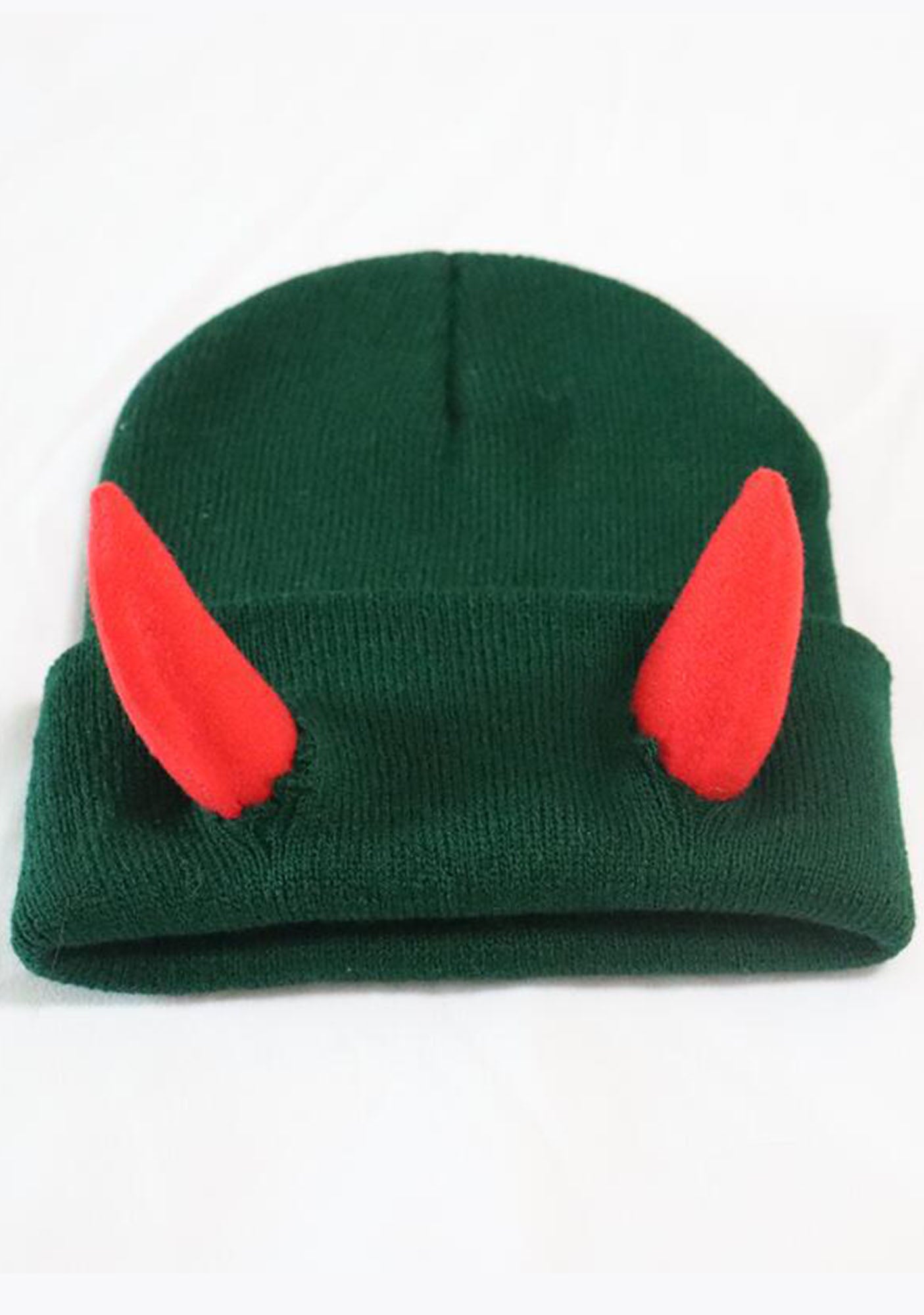 Little Devil Y2K Knitted Hat Cherrykitten