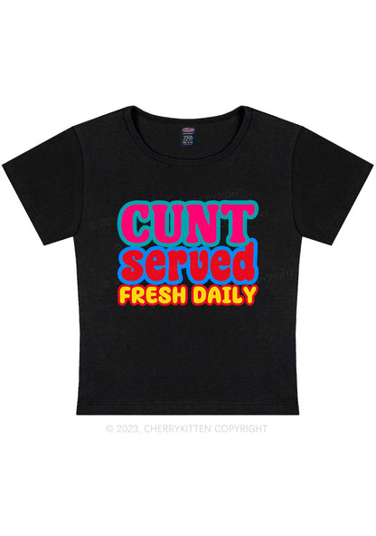 Curvy Cxnt Served Y2K Baby Tee Cherrykitten