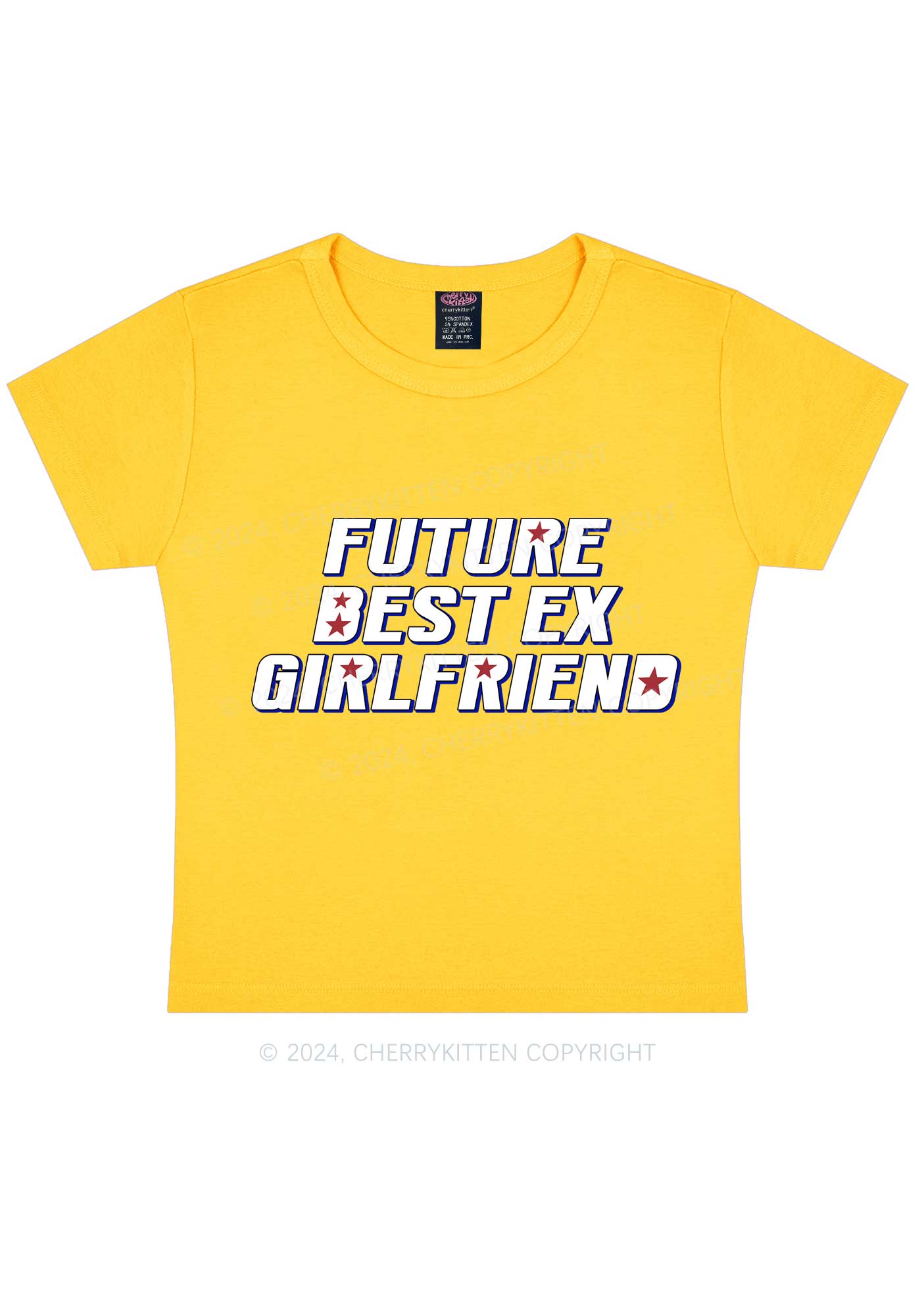 Future Best Ex GF Y2K Baby Tee Cherrykitten